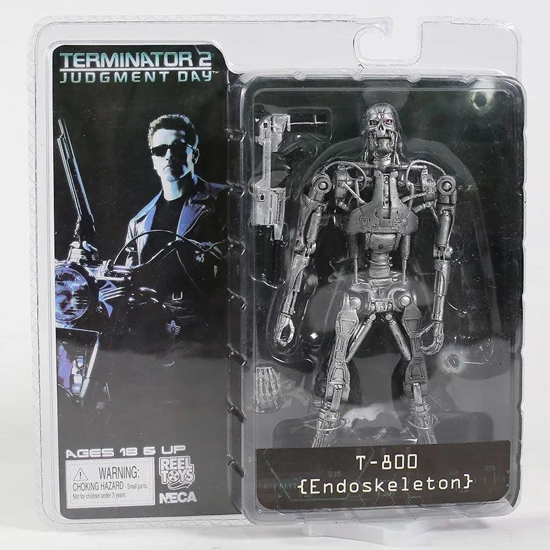 NECA Terminator 2: Judgment Day T-800 Arnold Schwarzenegger PVC Action Figure Collectible Model Toy 7" 18cm - NTKSTORE