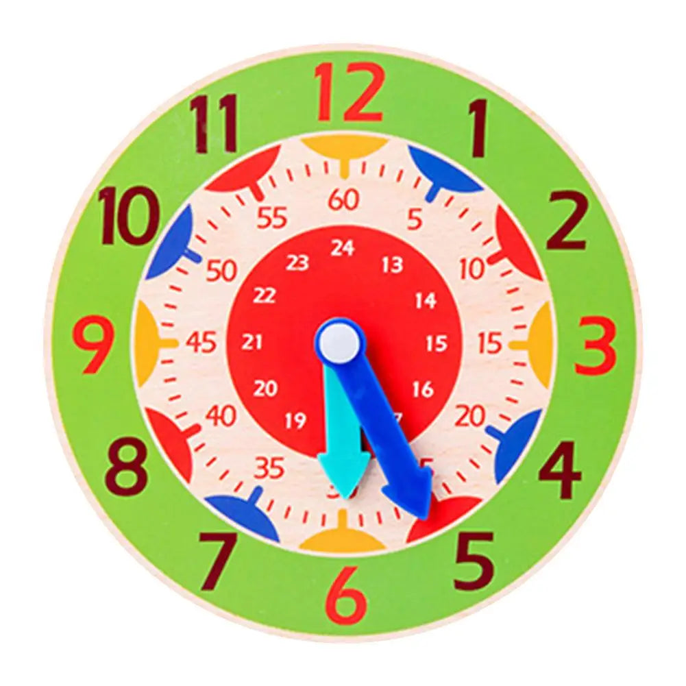 Children's Wooden Watches Montessori Brain Game Digital Preschool Educational Game Digital Toy For Children Over 3 Years Old