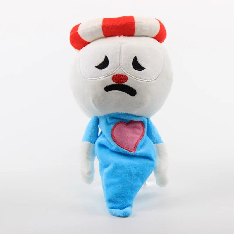 Kawaii Cuphead Plush Doll Cartoon Mugman The Chalice Soft Plush Stuffed Toys Cute Doll For Kid Children Christmas Birthday Gifts - NTKSTORE