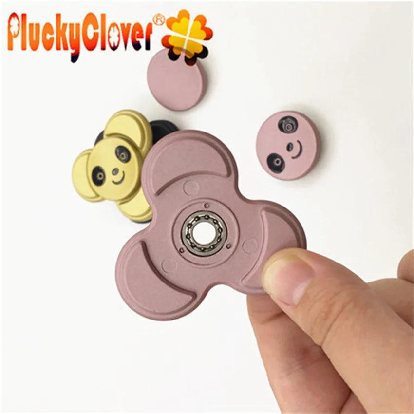 1pc China Cute Panda Tri-Spinner Fidget Hand Metal Spinner ADHD Adult Kids Autism Educational kids Toys Christmas Gifts for Kids - NTKSTORE