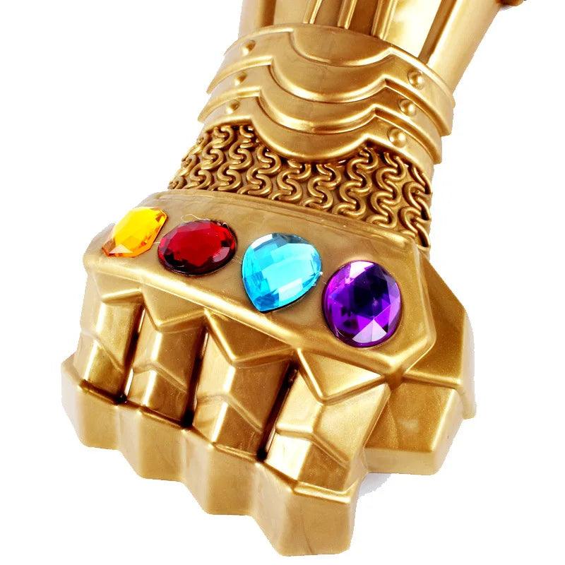 Infinity Gauntlet Cosplay Marvel Avengers 4 Thanos Mask Glove Action Figure Plastic Model Toy Brinquedo Halloween Gift - NTKSTORE