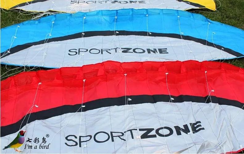 High Quality 2.5m Dual Line 4 Colors Parafoil Parachute Sports Beach Kite Easy to Fly Factory Outlet - NTKSTORE