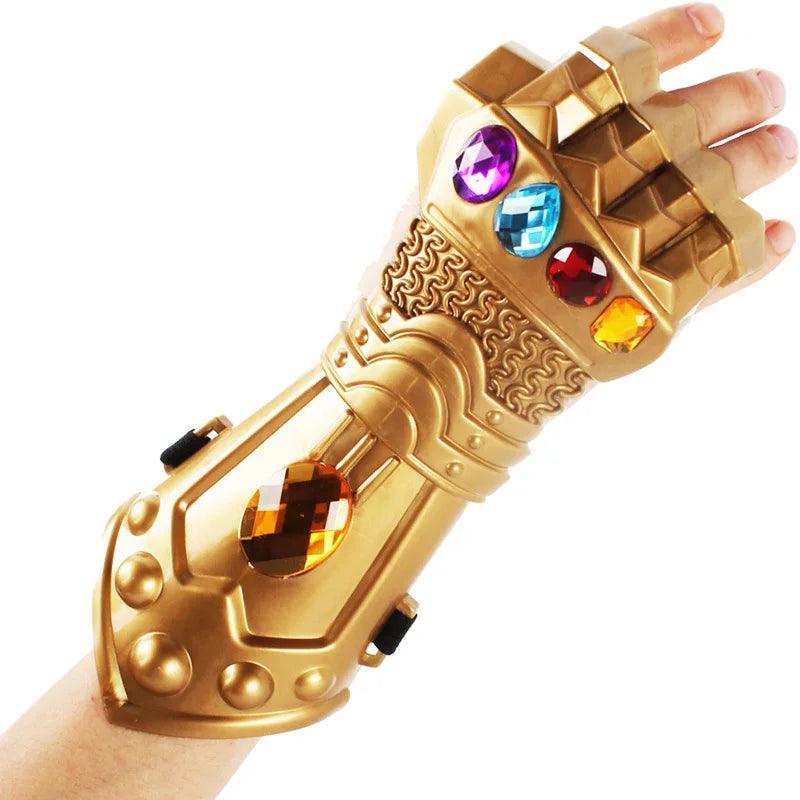 Infinity Gauntlet Cosplay Marvel Avengers 4 Thanos Mask Glove Action Figure Plastic Model Toy Brinquedo Halloween Gift - NTKSTORE