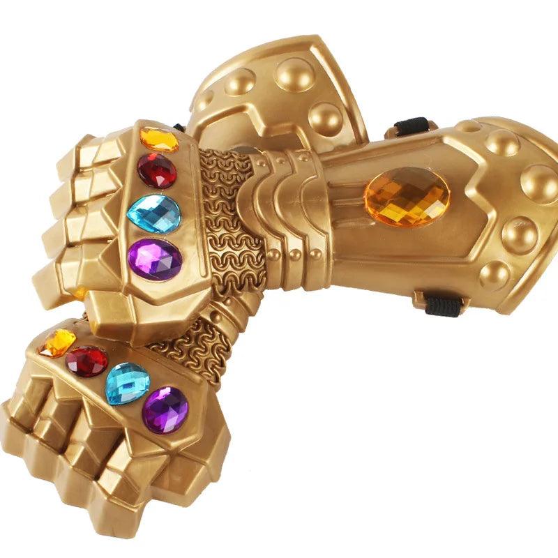 Infinity Gauntlet Cosplay Marvel Avengers 4 Thanos Mask Glove Action Figure Plastic Model Toy Brinquedo Halloween Gift - NTKSTORE