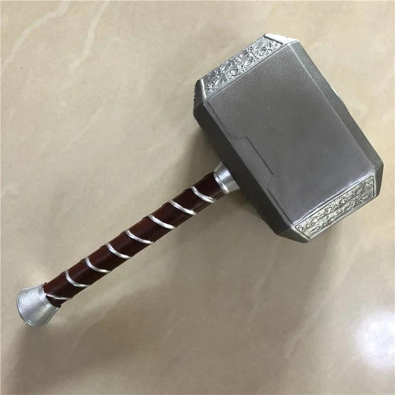 44cm Thor's Hammer Cosplay 1:1 Thunder Hammer Weapons Model Kids Gift Avengers Superhero Role Playing Captain America Iron Man - NTKSTORE