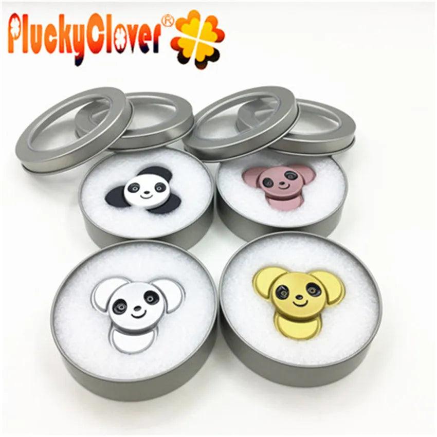 1pc China Cute Panda Tri-Spinner Fidget Hand Metal Spinner ADHD Adult Kids Autism Educational kids Toys Christmas Gifts for Kids - NTKSTORE