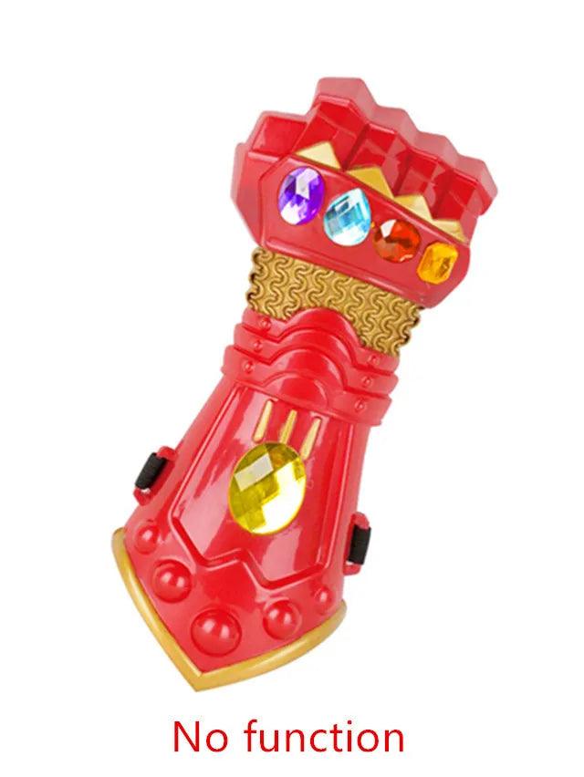 Infinity Gauntlet Cosplay Marvel Avengers 4 Thanos Mask Glove Action Figure Plastic Model Toy Brinquedo Halloween Gift - NTKSTORE