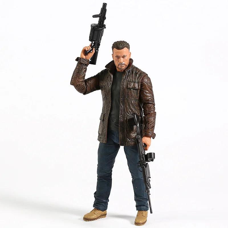 NECA Terminator 2: Judgment Day T-800 Arnold Schwarzenegger PVC Action Figure Collectible Model Toy 7" 18cm - NTKSTORE