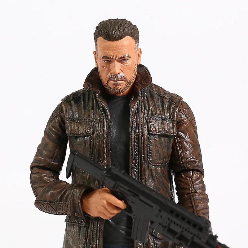 NECA Terminator 2: Judgment Day T-800 Arnold Schwarzenegger PVC Action Figure Collectible Model Toy 7" 18cm - NTKSTORE