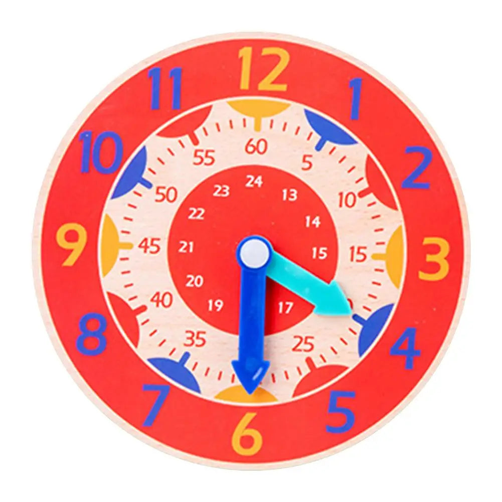 Children's Wooden Watches Montessori Brain Game Digital Preschool Educational Game Digital Toy For Children Over 3 Years Old