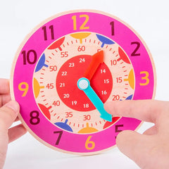 Children's Wooden Watches Montessori Brain Game Digital Preschool Educational Game Digital Toy For Children Over 3 Years Old