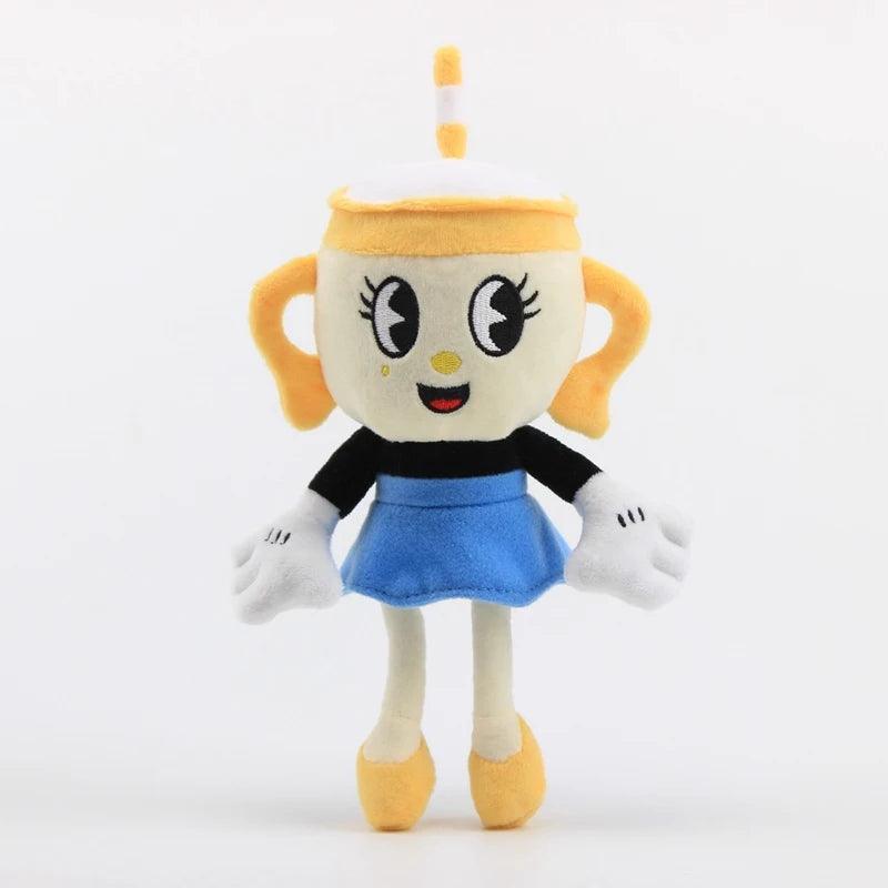 Kawaii Cuphead Plush Doll Cartoon Mugman The Chalice Soft Plush Stuffed Toys Cute Doll For Kid Children Christmas Birthday Gifts - NTKSTORE