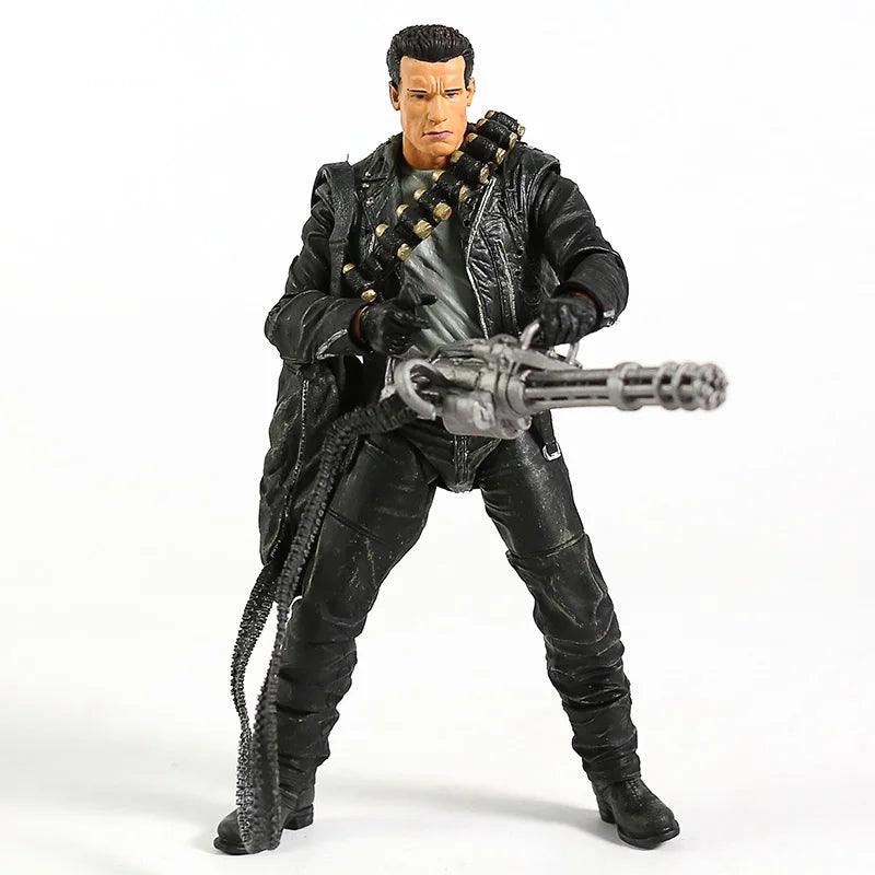 NECA Terminator 2: Judgment Day T-800 Arnold Schwarzenegger PVC Action Figure Collectible Model Toy 7" 18cm - NTKSTORE