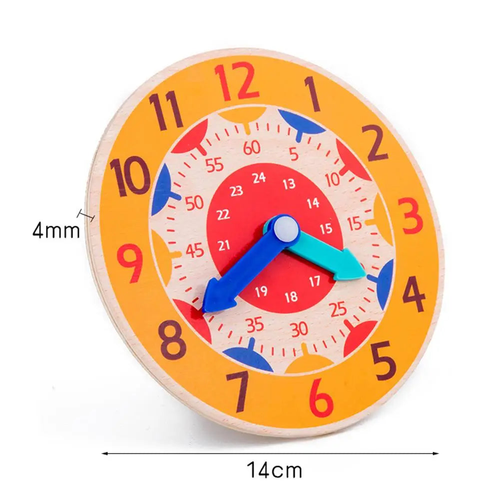 Children's Wooden Watches Montessori Brain Game Digital Preschool Educational Game Digital Toy For Children Over 3 Years Old