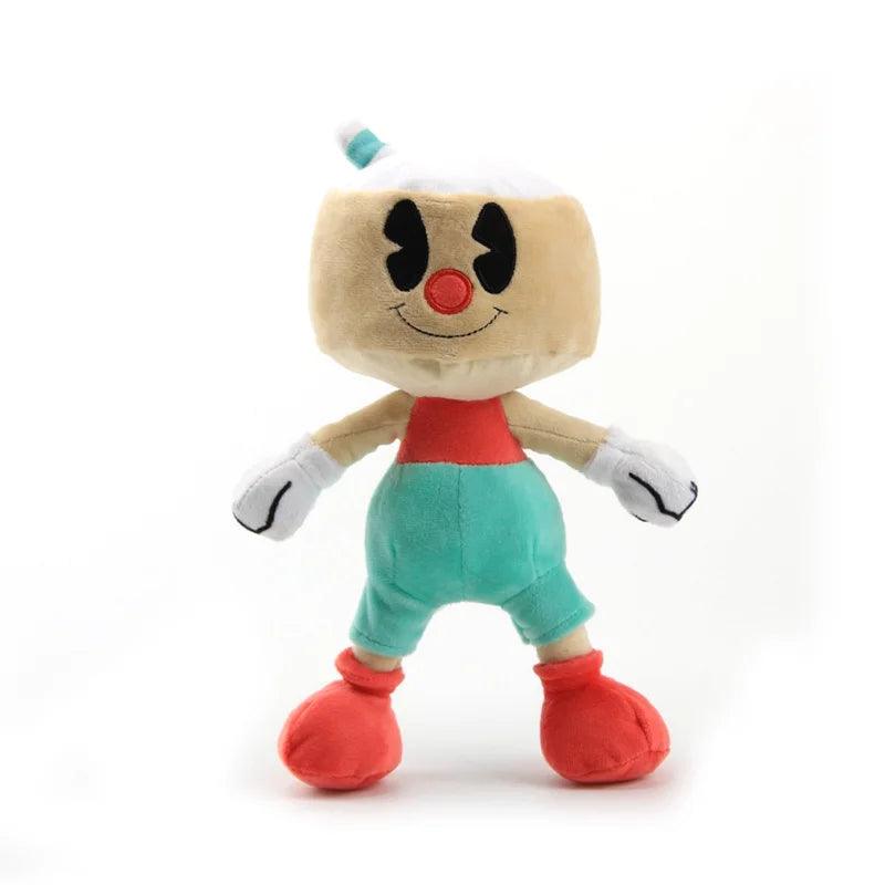 Kawaii Cuphead Plush Doll Cartoon Mugman The Chalice Soft Plush Stuffed Toys Cute Doll For Kid Children Christmas Birthday Gifts - NTKSTORE