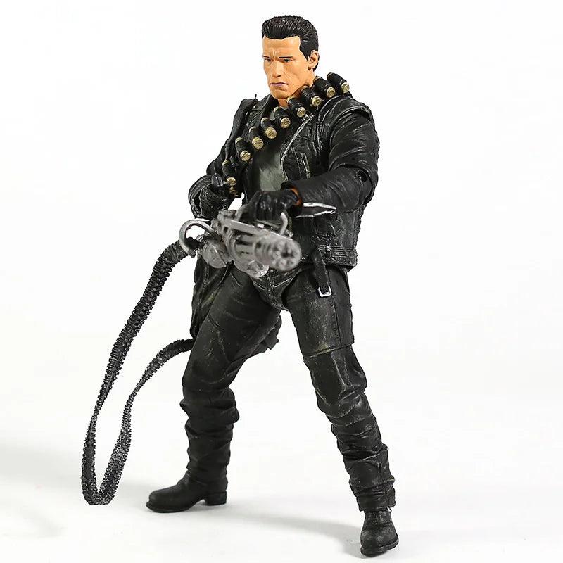 NECA Terminator 2: Judgment Day T-800 Arnold Schwarzenegger PVC Action Figure Collectible Model Toy 7" 18cm - NTKSTORE