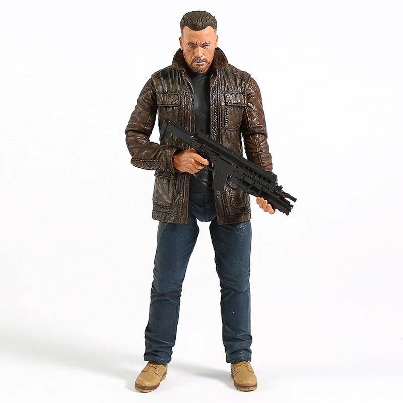 NECA Terminator 2: Judgment Day T-800 Arnold Schwarzenegger PVC Action Figure Collectible Model Toy 7" 18cm - NTKSTORE