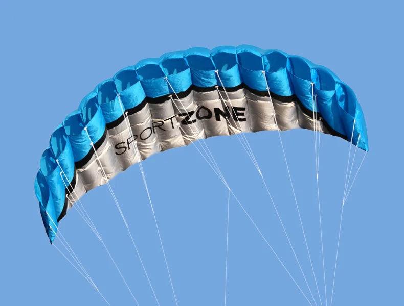 High Quality 2.5m Dual Line 4 Colors Parafoil Parachute Sports Beach Kite Easy to Fly Factory Outlet - NTKSTORE