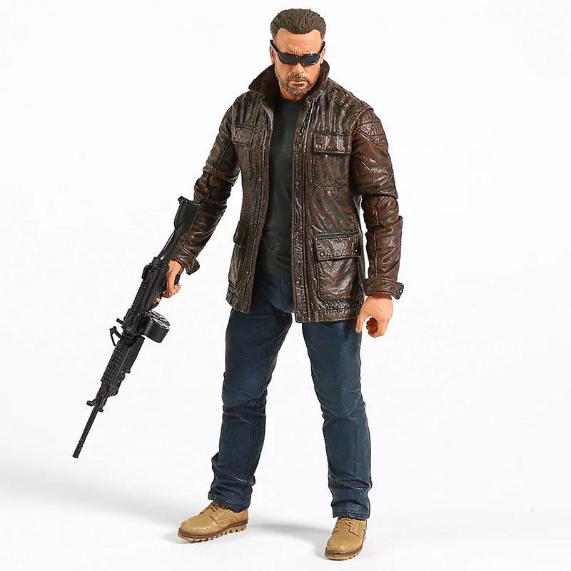 NECA Terminator 2: Judgment Day T-800 Arnold Schwarzenegger PVC Action Figure Collectible Model Toy 7" 18cm - NTKSTORE