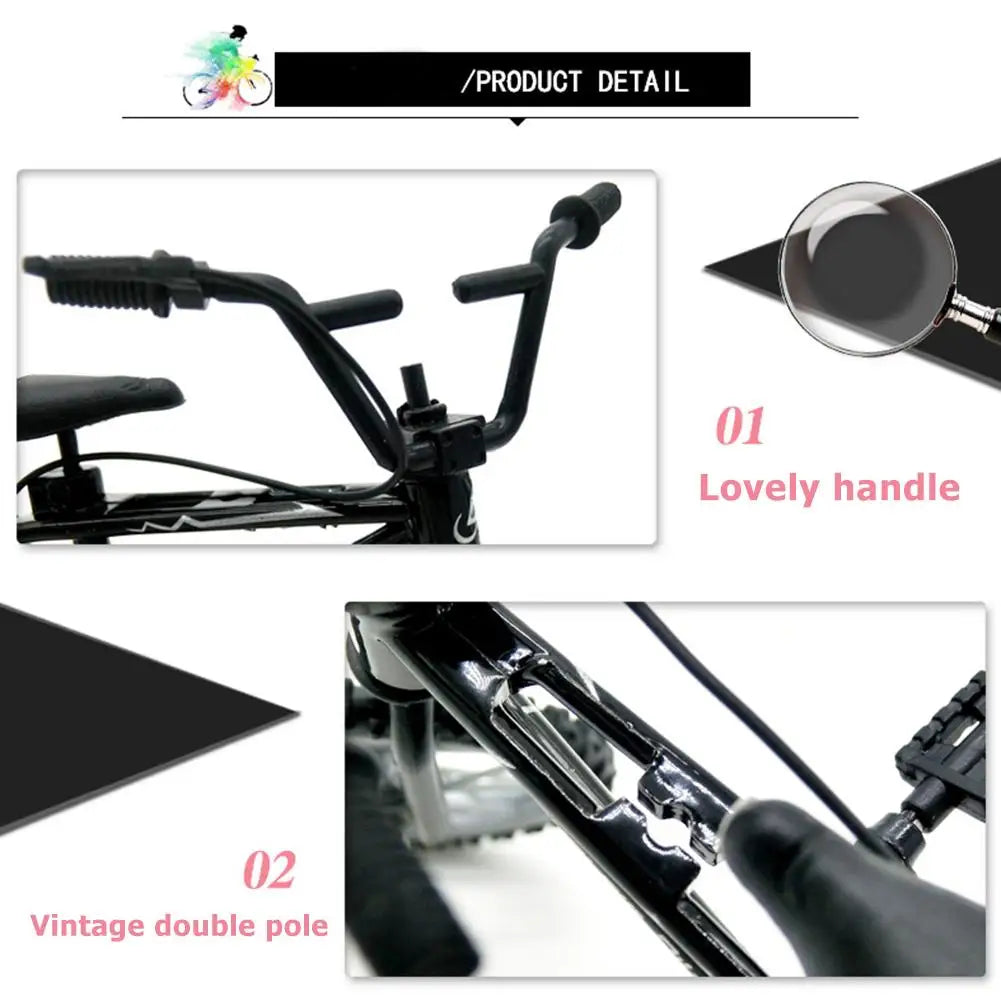 Mini-Finger-BMX Set Bike Fans Toy Alloy Finger BMX Functional Kids Bicycle Finger Bike Bicykel Spares Finger Bmx Toys Gift Toboy