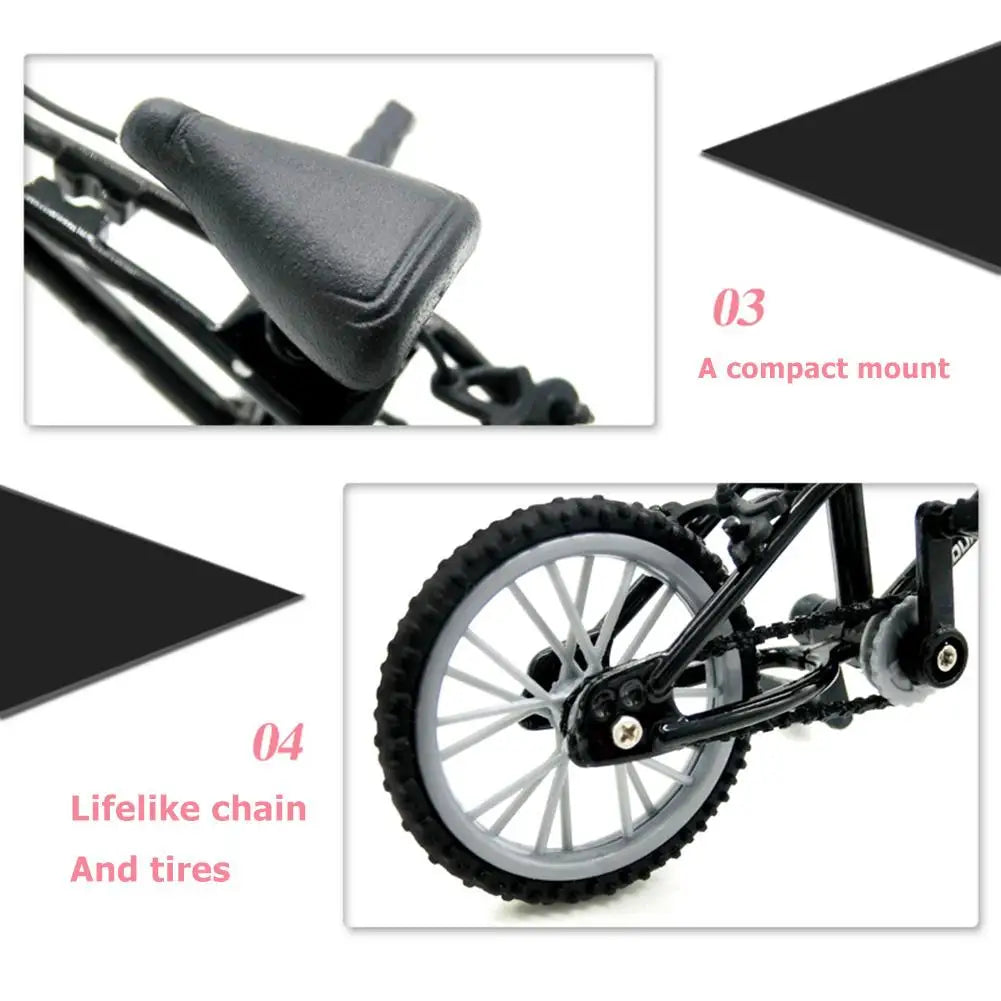 Mini-Finger-BMX Set Bike Fans Toy Alloy Finger BMX Functional Kids Bicycle Finger Bike Bicykel Spares Finger Bmx Toys Gift Toboy
