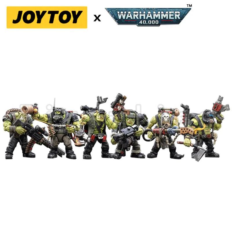 1/18 JOYTOY Action Figure (6PCS/SET) 40K Ork Kommandos Anime Model Toy - NTKSTORE