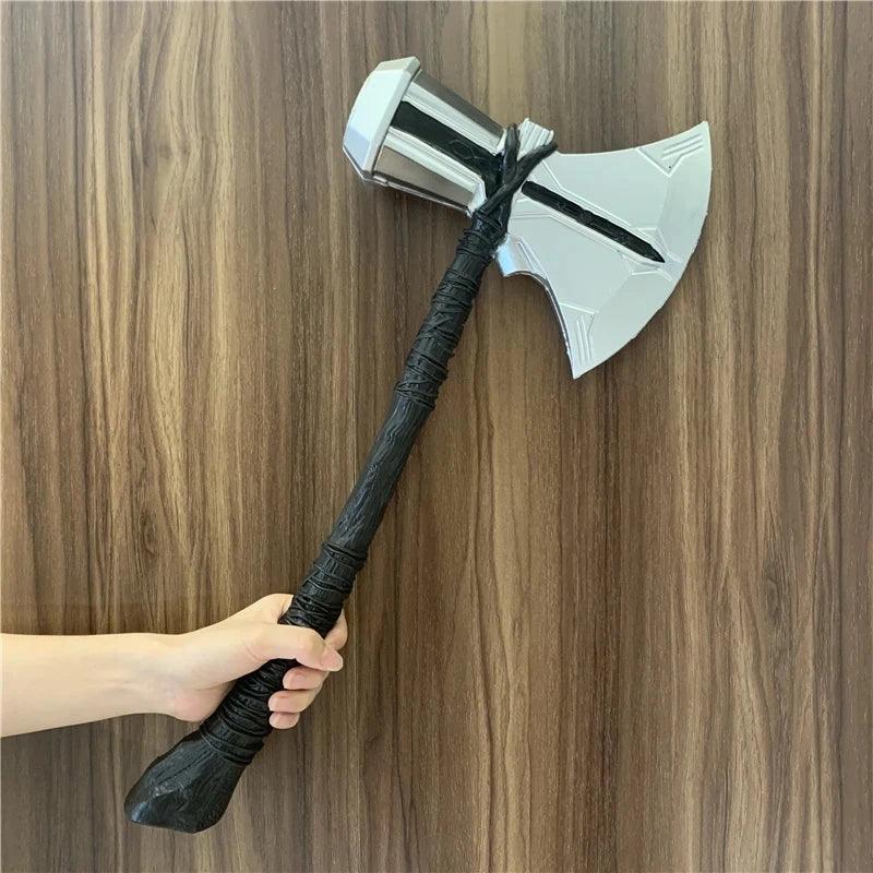 44cm Thor's Hammer Cosplay 1:1 Thunder Hammer Weapons Model Kids Gift Avengers Superhero Role Playing Captain America Iron Man - NTKSTORE