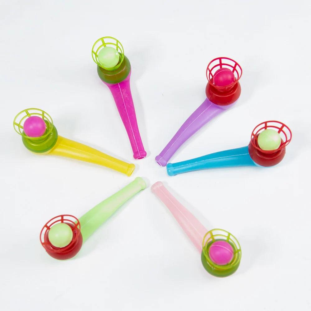 3pcs Plastic Pipe Blowing Ball Kids Toys Outdoor Games Balance Training Educational Toys Learning Toys for Children Funny Gifts - NTKSTORE