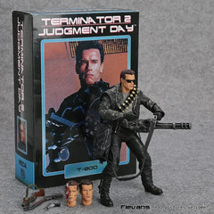 NECA Terminator 2: Judgment Day T-800 Arnold Schwarzenegger PVC Action Figure Collectible Model Toy 7" 18cm - NTKSTORE