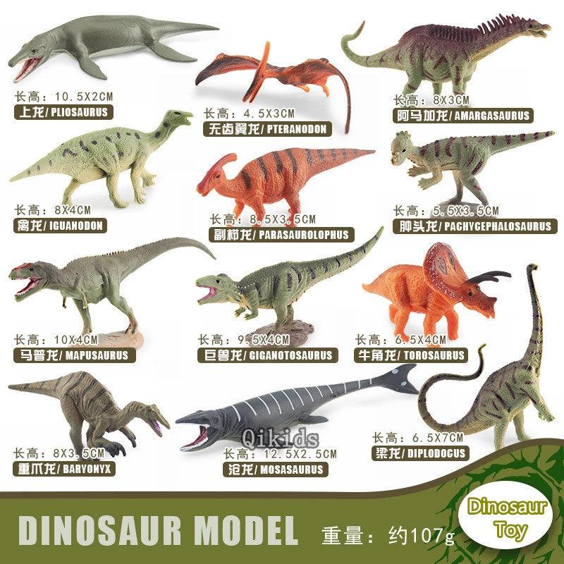 12Pcs/Set Dinosaur Educational Figurine - NTKSTORE