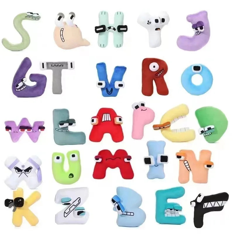 Alphabet Lore Plush Toy Baby Enlightenment Alphabet Plush Doll - NTKSTORE