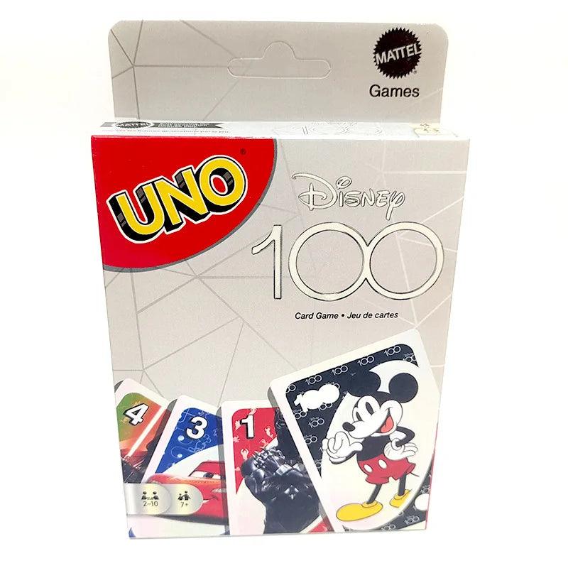 UNO Disney 100 Card Game for Kids, Featuring Disney Characters, Collectible Foil Card - NTKSTORE