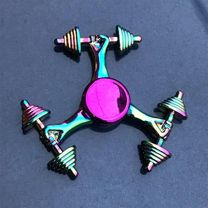 Metal Rainbow Fidget Spinner EDC Hand Spinner Anti-Anxiety Toy for Spinners Focus Relief Stress ADHD Finger Spinner Kids Toys - NTKSTORE