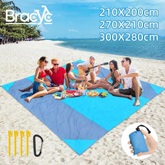 Waterproof Beach Mat Extra Large Outdoor Camping Mat Blanket Folding Sand Free Pocket Mattress Portable Lightweight Picnic Mat - NTKSTORE