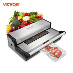 VEVOR Commercial Vacuum Sealer Machine Multifunction Automatic Food Packaging with Bag Roll Storage Cutter for Home Kitchen Use - NTKSTORE