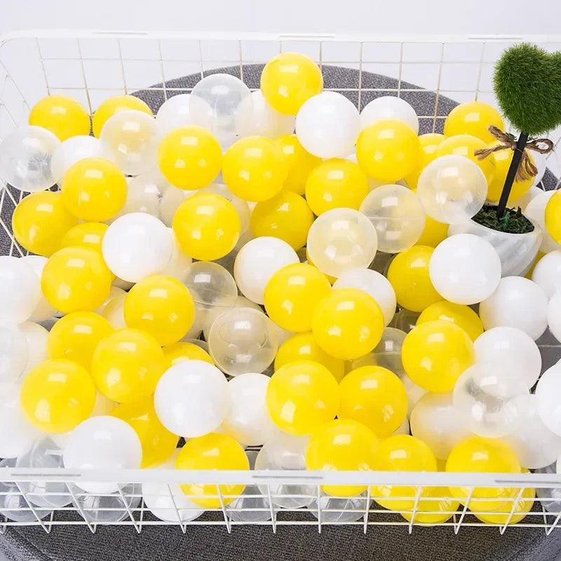 50pcs Water Pool Ocean Wave Balls Gifts Colorful Love Star - NTKSTORE