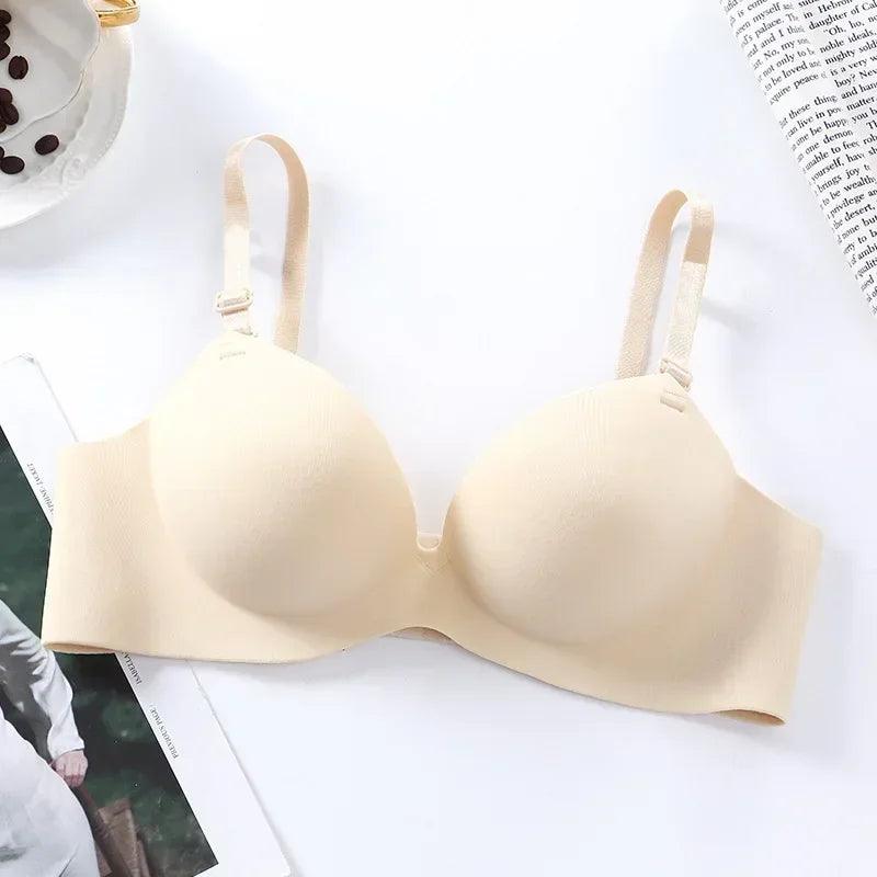 Women Seamless Bra Sexy Push Up Bralette No Wire Girls Students Breathable Lingerie Fashion 3/4 Cup Wireless Female Lingerie - NTKSTORE