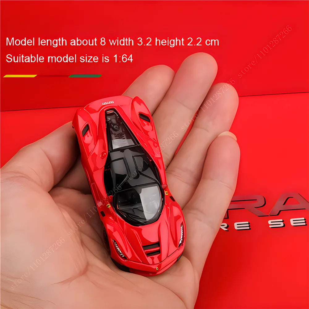 Bburago 1:64 Ferrari SF90 Stradale Replica Car Model, Scale F40 F50 458 488 Enzo Laferrari Diecast Miniature Art Kid Boy Toy - NTKSTORE