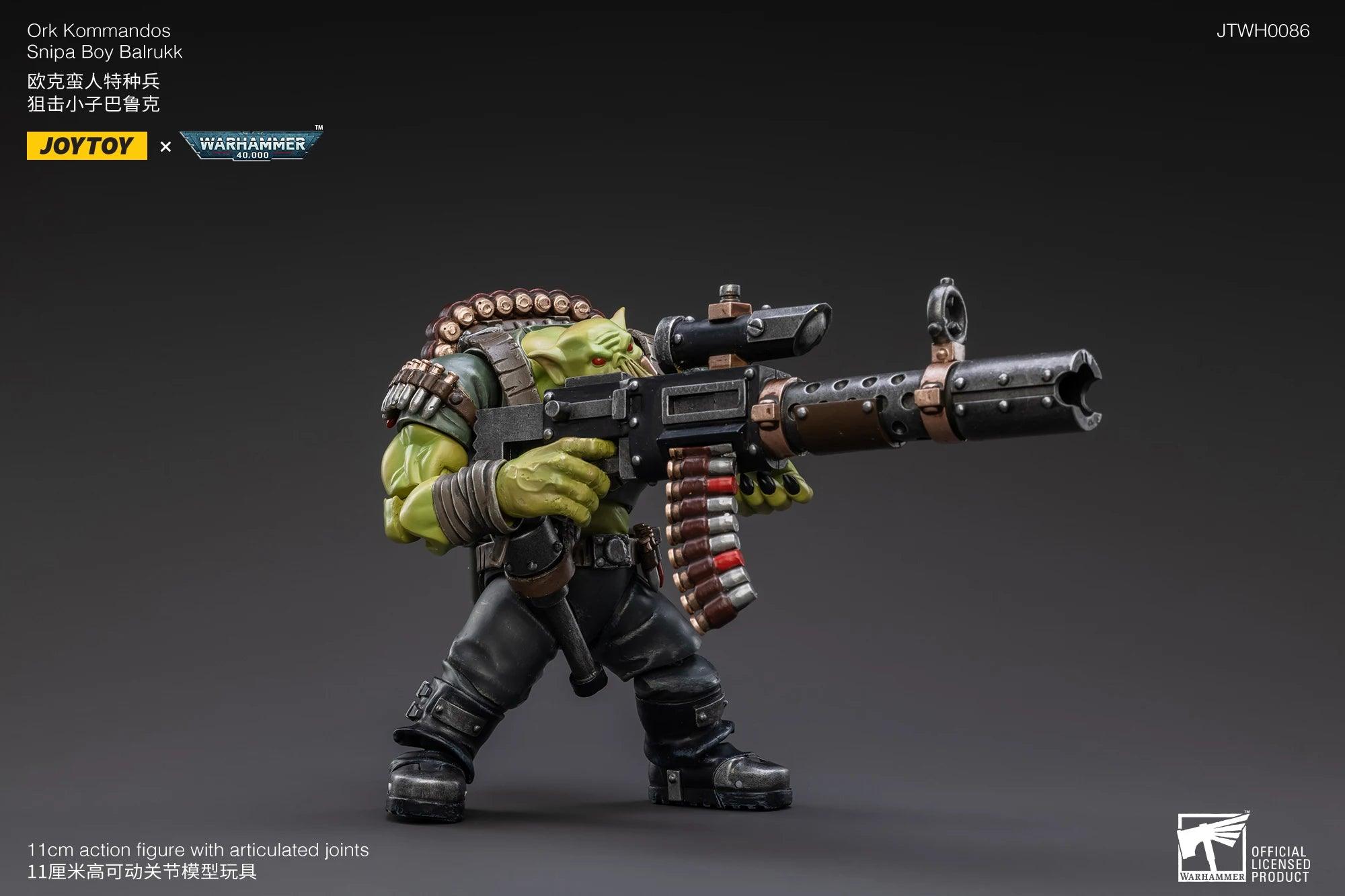 1/18 JOYTOY Action Figure (6PCS/SET) 40K Ork Kommandos Anime Model Toy - NTKSTORE