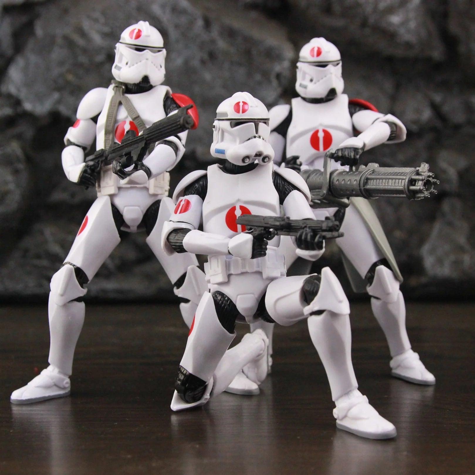 New Body - Star Wars 91st Mobile Reconnaissance Corps Commander Neyo Lieutenant Jester Recon Trooper 6" Action Figure Clone Toys - NTKSTORE