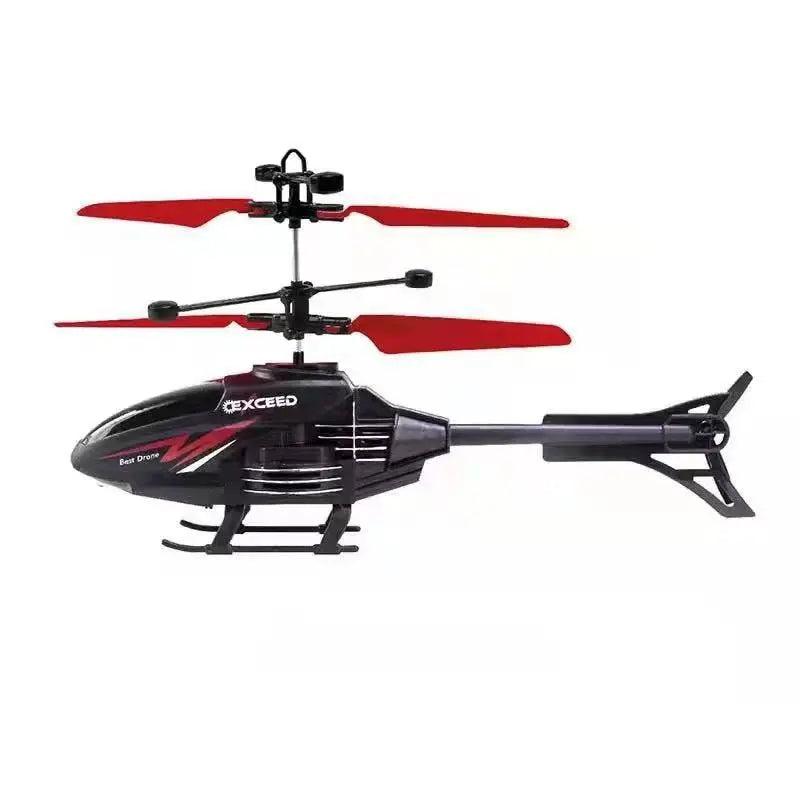 2 Channel Gesture Control Suspension Helicopter RC Remote Induction Aircraft With Charging LED Light Kids Toy for Boys - NTKSTORE