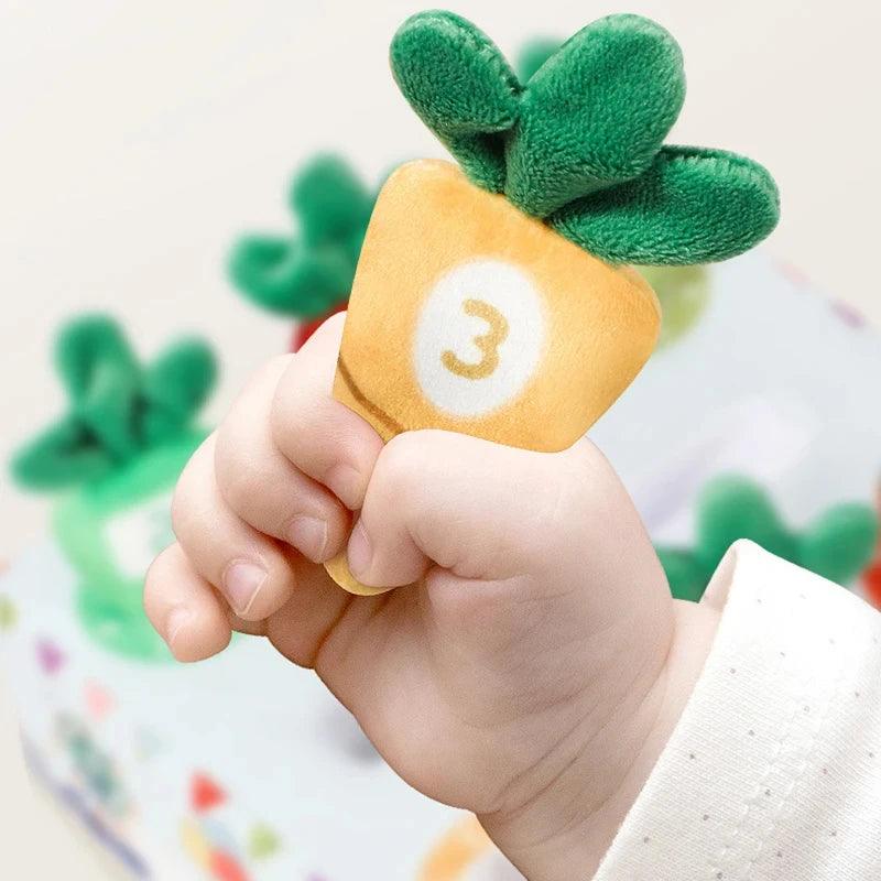 Baby Tissue Box Pull Out Radish Toys Carrot Harvest Toddler Fine Motor Skills Montessori Early Learning Educational Games Toys - NTKSTORE