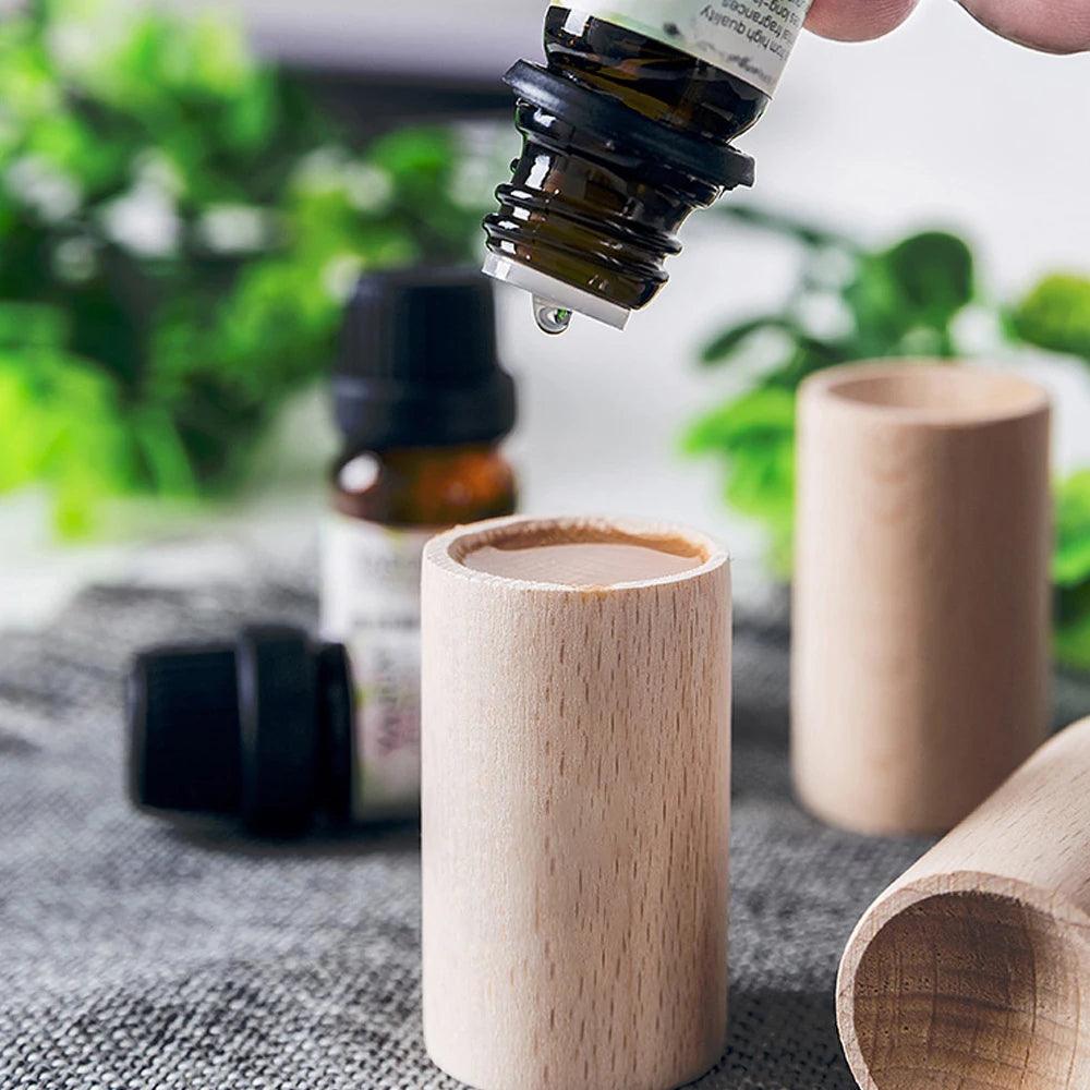 Wooden Essential Oil Aromatherapy Diffuser Wooden Diffuser Volatile Refreshing Sleep Aid Yoga Accessories Home Fragrance Product - NTKSTORE