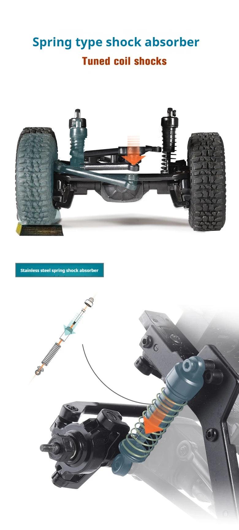 FMS 1/18 RTR MAGNUM V2 Bottle Climbing Vehicle With Brush Remote Control Truck Green Off-Road Vehicle Rc Car Model Gift - NTKSTORE