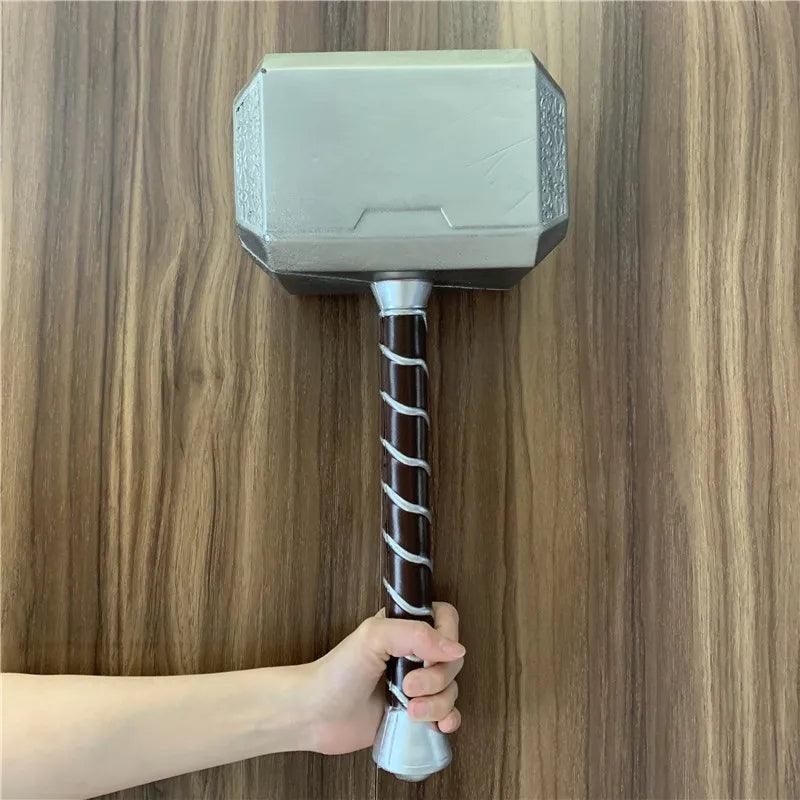 44cm Thor's Hammer Cosplay 1:1 Thunder Hammer Weapons Model Kids Gift Avengers Superhero Role Playing Captain America Iron Man - NTKSTORE