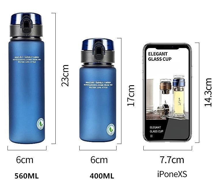 Brand BPA Free Leak Proof Sports Water Bottle High Quality Tour Hiking Portable My Favorite Drink Bottles 400ml 560ml - NTKSTORE