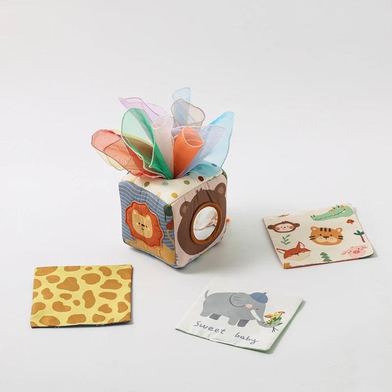 Montessori Toys Magic Cotton Animal Tissue Box Kids Finger Exercise Busy Board Toys Baby Educational Activity Sensory Game Gifts - NTKSTORE