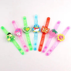 12pcs Light Up Their World with This Fun Cartoon Watch - The Perfect GiftFor Kids! - NTKSTORE