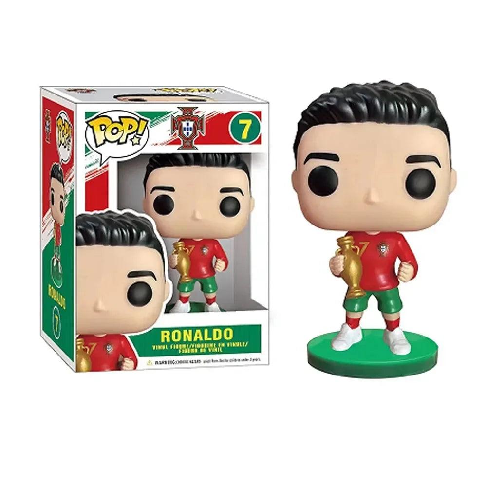 Pop Football Stars Cristiano Ronaldo 7 Lionel Messi 10 MBAPPE 7 Vinly Figure Fan Souvenir Birthday Gift - NTKSTORE