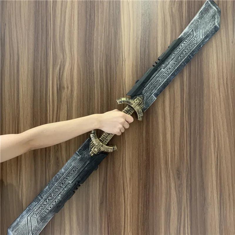 44cm Thor's Hammer Cosplay 1:1 Thunder Hammer Weapons Model Kids Gift Avengers Superhero Role Playing Captain America Iron Man - NTKSTORE